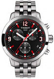 Tissot PRC 200 Asian Games Special Edition Black Dial Silver Steel Strap Watch For Men - T055.417.11.057.01 Authentic Buy Shop Now