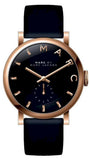 Marc Jacobs Baker Black Dial Black Leather Strap Watch for Women - MBM8633 Authentic Buy Shop Now