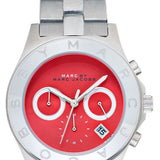Marc Jacobs Blade Orange Dial Silver Steel Strap Watch for Women - MBM3306 Authentic Buy Shop Now