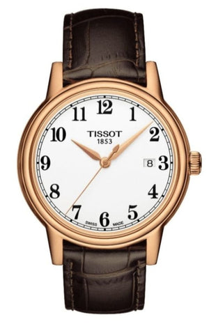 Tissot Carson White Dial Brown Leather Strap Watch For Women - T085.210.36.012.00 Authentic Buy Shop Now