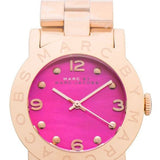 Marc Jacobs Amy Pink Dial Rose Gold Steel Strap Dial Watch for Women - MBM8625 Authentic Buy Shop Now