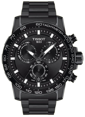 Tissot Supersport Chrono Black Dial Black Steel Strap Watch For Men - T125.617.33.051.00 Authentic Buy Shop Now