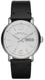 Marc Jacobs Fergus White Dial Black Leather Strap Watch for Men - MBM5076 Authentic Buy Shop Now