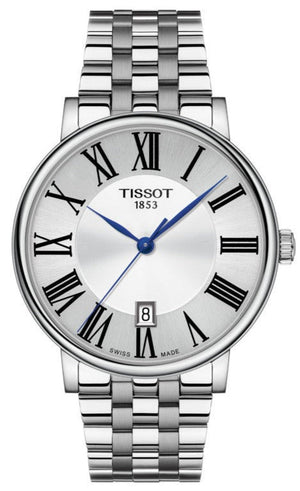Tissot Carson Premium Silver Dial Silver Steel Strap Watch For Men - T122.410.11.033.00 Authentic Buy Shop Now