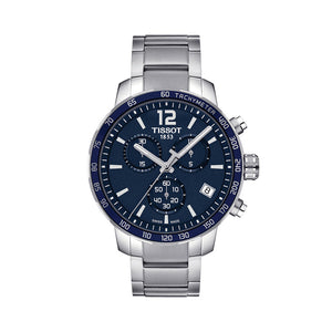 Tissot Quickster Chronograph Blue Dial Watch For Men - T095.417.11.047.00 Authentic Buy Shop Now