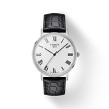 Tissot Everytime Medium White Dial Black Leather Strap Watch For Men - T109.410.16.033.01 Authentic Buy Shop Now
