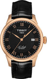 Tissot T Classic Le Locle Automatic Black Dial Black Leather Strap Watch For Men - T41.5.423.53 Authentic Buy Shop Now