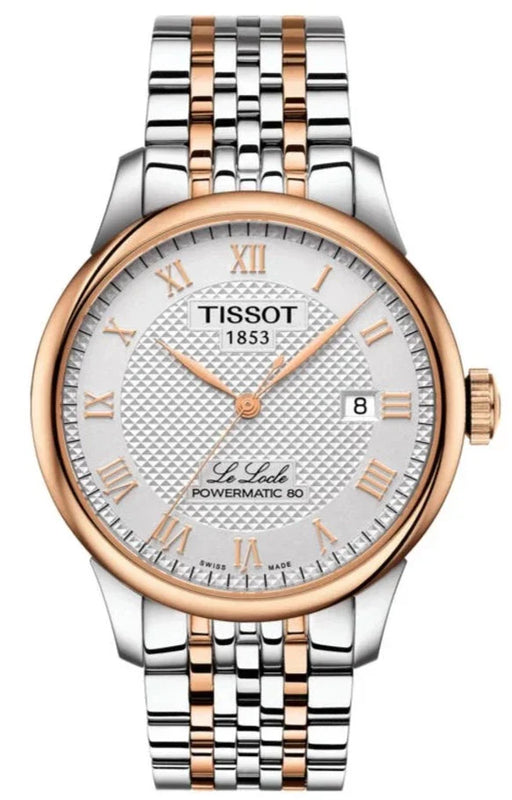 Tissot Le Locle Automatic Cosc Silver Dial Two Tone Steel Strap Watch For Men - T006.407.22.033.00 Authentic Buy Shop Now