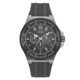 Guess Force Grey Dial Grey Rubber Strap Watch For Men - W0674G8 Authentic Buy Shop Now
