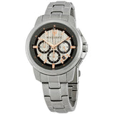 Maserati Successo Chronograph Silver Dial Silver Steel Strap Watch For Men - R8873621004 Authentic Buy Shop Now