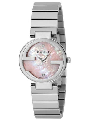 Gucci Interlocking Quartz Watch For Women - YA133505 Authentic Buy Shop Now