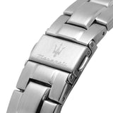 Maserati Successo Chronograph Silver Dial Silver Steel Strap Watch For Men - R8873621006 Authentic Buy Shop Now