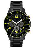 Marc Jacobs Rock Chronograph Black Dial Black Steel Strap Watch for Men - MBM5026 Authentic Buy Shop Now