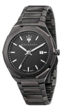 Maserati Stile Quartz Black Dial Black Steel Strap Watch For Men - R8853142001 Authentic Buy Shop Now