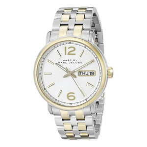 Marc Jacobs Fergus White Dial Two Tone Steel Strap Watch for Men - MBM5079 Authentic Buy Shop Now