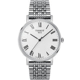 Tissot T Classic Everytime White Dial Silver Mesh Bracelet Watch For Men - T109.410.11.033.00 Authentic Buy Shop Now