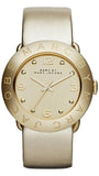 Marc Jacobs Amy Gold Dial Gold Leather Strap Watch for Women - MBM8627 Authentic Buy Shop Now