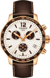 Tissot Quickster Chronograph Silver Dial Watch For Men - T095.417.36.037.01 Authentic Buy Shop Now