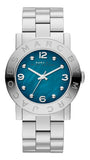 Marc Jacobs Amy Blue Dial Silver Steel Strap Watch for Women - MBM3272 Authentic Buy Shop Now