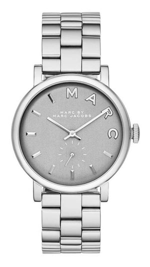 Marc Jacobs Baker Grey Dial Silver Steel Strap Watch for Women - MBM8630 Authentic Buy Shop Now