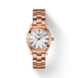 Tissot T Wave Mother of Pearl Dial Rose Gold Steel Strap Watch For Women - T112.210.33.113.00 Authentic Buy Shop Now