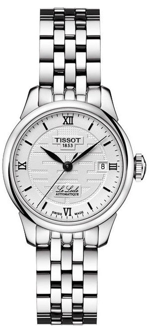 Tissot Le Locle Automatic Double Happiness Lady Silver Dial Silver Steel Strap Watch For Women - T41.1.183.35 Authentic Buy Shop Now