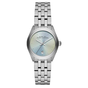 Marc Jacobs Peeker Blue Dial Silver Steel Strap Watch for Women - MBM3376 Authentic Buy Shop Now