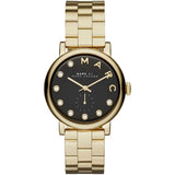 Marc Jacobs Baker Dexter Black Dial Gold Steel Strap Watch for Women - MBM3421 Authentic Buy Shop Now
