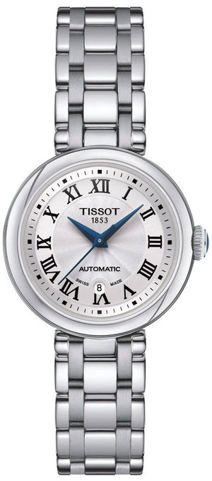 Tissot Bellissima Automatic Silver Dial Silver Steel Strap Watch For Women - T126.207.11.013.00 Authentic Buy Shop Now