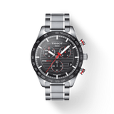 Tissot T Sport PRS 516 Chronograph Black Dial Silver Steel Strap Watch For Men - T100.417.11.051.01 Authentic Buy Shop Now