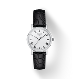 Tissot Everytime Small White Dial Black Leather Strap Watch For Women - T109.210.16.033.00 Authentic Buy Shop Now