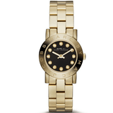 Marc Jacobs Amy Black Dial Gold Steel Strap Watch for Women - MBM3336 Authentic Buy Shop Now