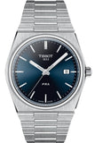 Tissot T Classic PRX Blue Dial Silver Steel Strap Watch For Men - T137.410.11.041.00 Authentic Buy Shop Now
