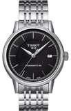 Tissot Classic Carson Powermatic 80 Black Dial Silver Steel Strap Watch For Men - T085.407.11.051.00 Authentic Buy Shop Now