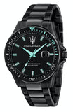 Maserati SFIDA Aqua Edition Analog Black Dial Black Steel Strap Watch For Men - R8853144001 Authentic Buy Shop Now