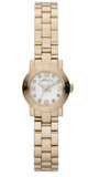 Marc Jacobs Amy Dinky White Dial Gold Steel Strap Watch for Women - MBM3226 Authentic Buy Shop Now