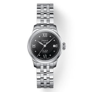Tissot Le Locle Automatic Lady Black Dial Silver Steel Strap Watch For Women - T41.1.183.56 Authentic Buy Shop Now