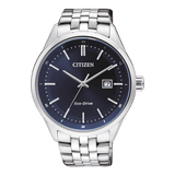 Citizen Eco Drive Blue Dial Silver Steel Strap Watch For Men - BM7250-56L Authentic Buy Shop Now