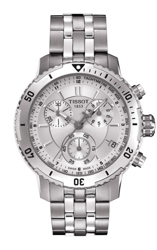 Tissot PRS 200 Chronograph Silver Dial Watch For Men - T067.417.11.031.00 Authentic Buy Shop Now