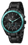 Maserati Traguardo Aqua Edition Black Dial Black Steel Strap Watch For Men - R8873644002 Authentic Buy Shop Now