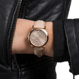 Burberry The City Beige Dial Beige Leather Strap Watch for Women - BU9109 Authentic Buy Shop Now