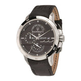 Maserati Ingegno Chronograph Black Dial Black Leather Strap Watch For Men - R8871619004 Authentic Buy Shop Now