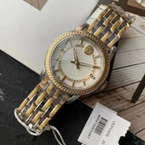 Versace V Eternal Quartz White Dial Two Tone Steel Strap Watch For Men - VEPO00620 Authentic Buy Shop Now