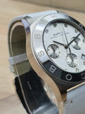 Marc Jacobs Blade White Dial White Leather Strap Watch for Women - MBM1187 Authentic Buy Shop Now