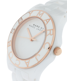 Marc Jacobs Blade White Dial White Ceramic Strap Watch for Women - MBM9502 Authentic Buy Shop Now
