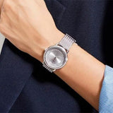 Guess Quartz Silver Dial Willow Stainless Steel Mesh Bracelet Watch For Women - W0836L2 Authentic Buy Shop Now