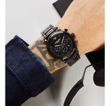 Emporio Armani Luigi Ceramic Chronograph Black Dial Black Strap Watch For Men - AR1509 Authentic Buy Shop Now