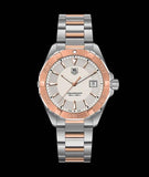 Tag Heuer Aquaracer Quartz White Dial Silver Strap Watch for Men - WAY1150.BD0911 Authentic Buy Shop Now