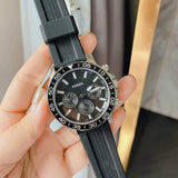 Fossil Bannon Multifunction Black Dial Black Silicone Strap Watch for Men - BQ2494 Authentic Buy Shop Now
