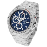 Tag Heuer Formula 1 Automatic Chronograph Blue Dial Silver Strap Watch for Men - CAZ2015.BA0876 Authentic Buy Shop Now